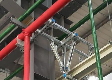 高碑店该抗震支架的整体式支吊架结构协调性好